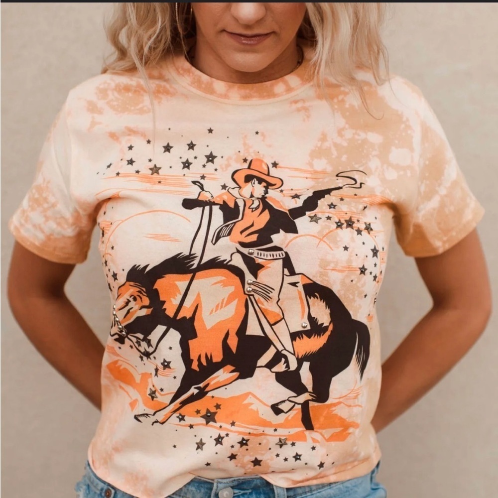 GINA Girls In Action T-shirt Womens Medium Cowboy Country
Rodeo